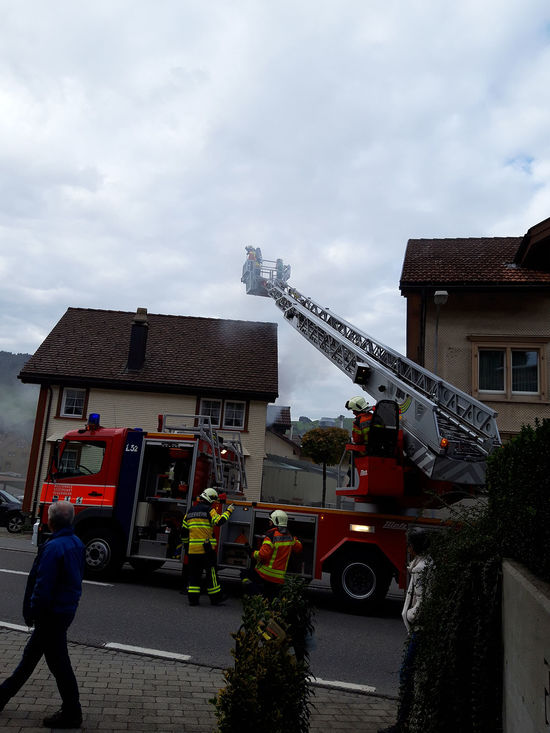 Hauptübung 2018 der Feuerwehr Schlatt-Haslen